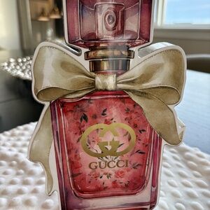 New Gucci 3D Wood Perfume Bottle Decor Ornament
